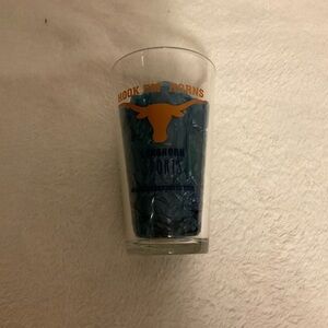Glass Tumbler - Orange and Blue
